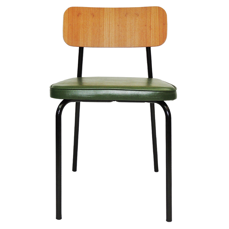 Cadeira Student Decorativa Verde Confortavel Overseas