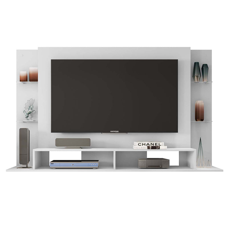 Painel Para TV Até 55 Polegadas Elite Branco Caemmun