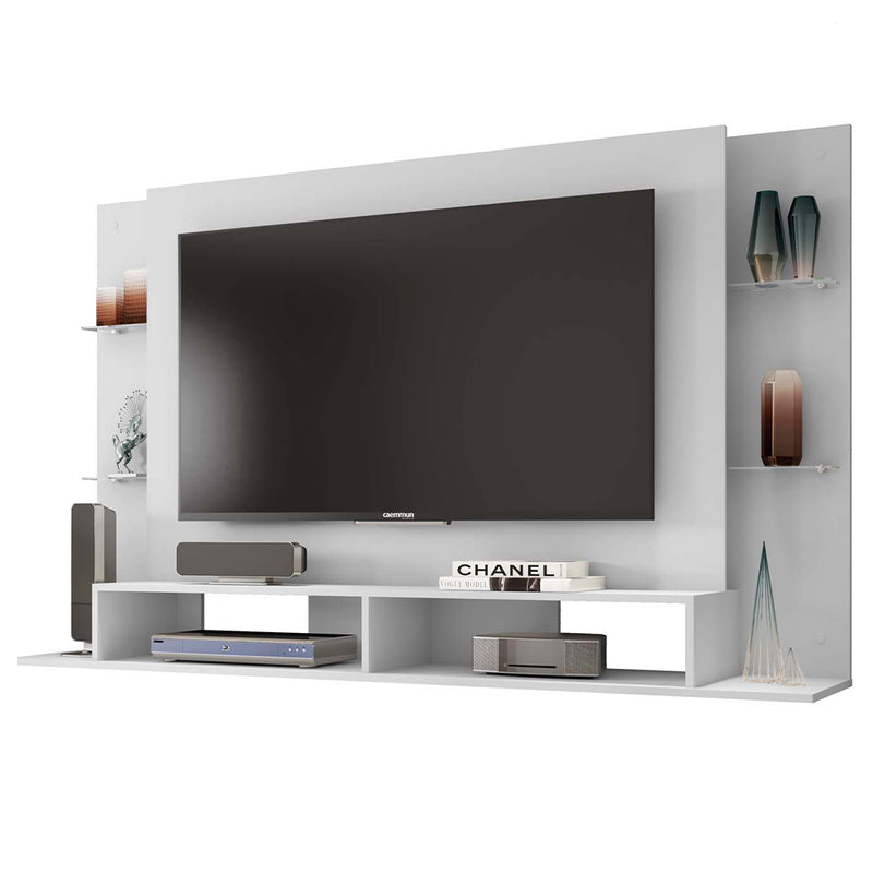 Painel Para TV Até 55 Polegadas Elite Branco Caemmun