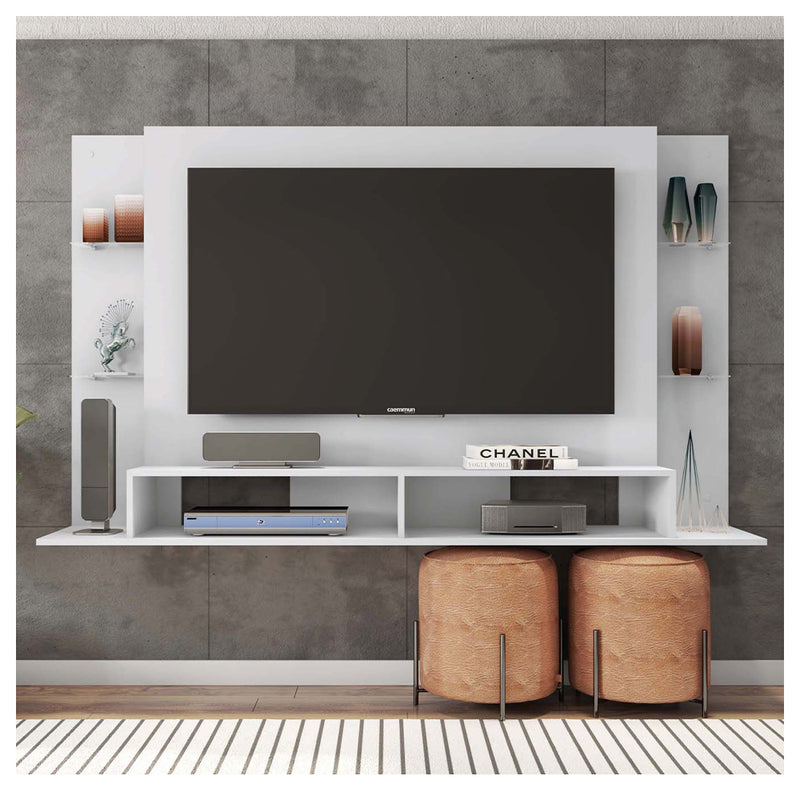 Painel Para TV Até 55 Polegadas Elite Branco Caemmun