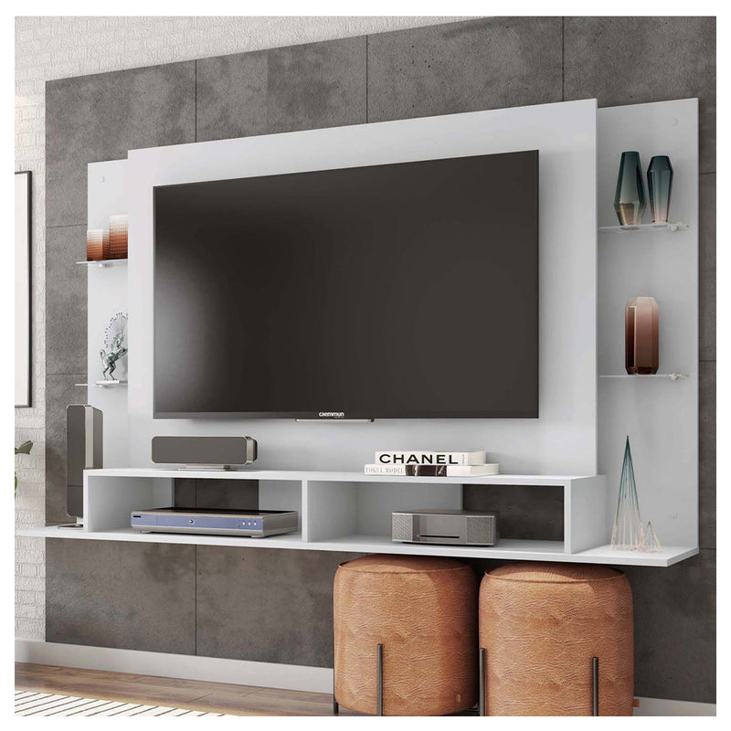 Painel Para TV Até 55 Polegadas Elite Branco Caemmun