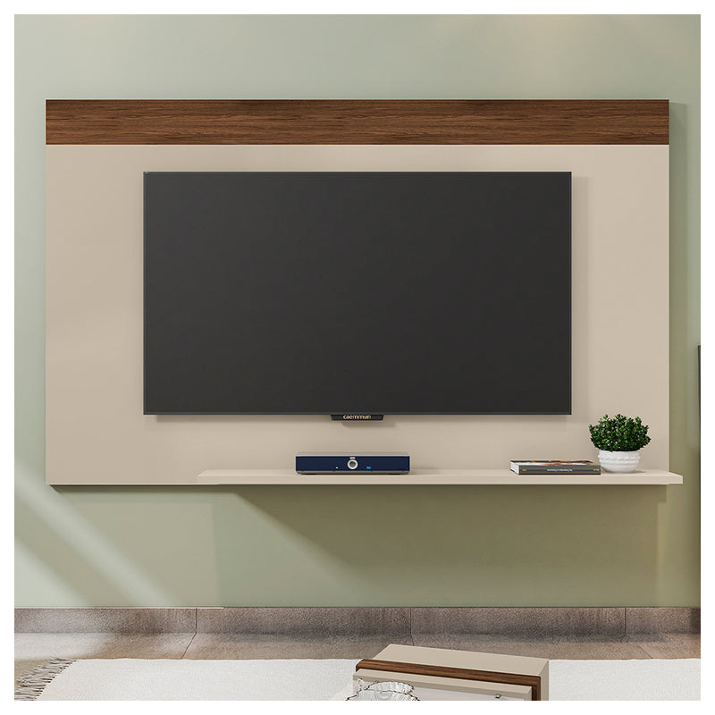 Conjunto Sala De Estar Painel Para TV Com Mesa Malha Caemmun