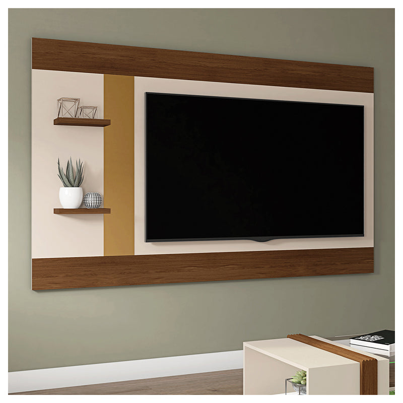 Conjunto Sala De Estar Painel Mesa Centro Discovery Caemmun