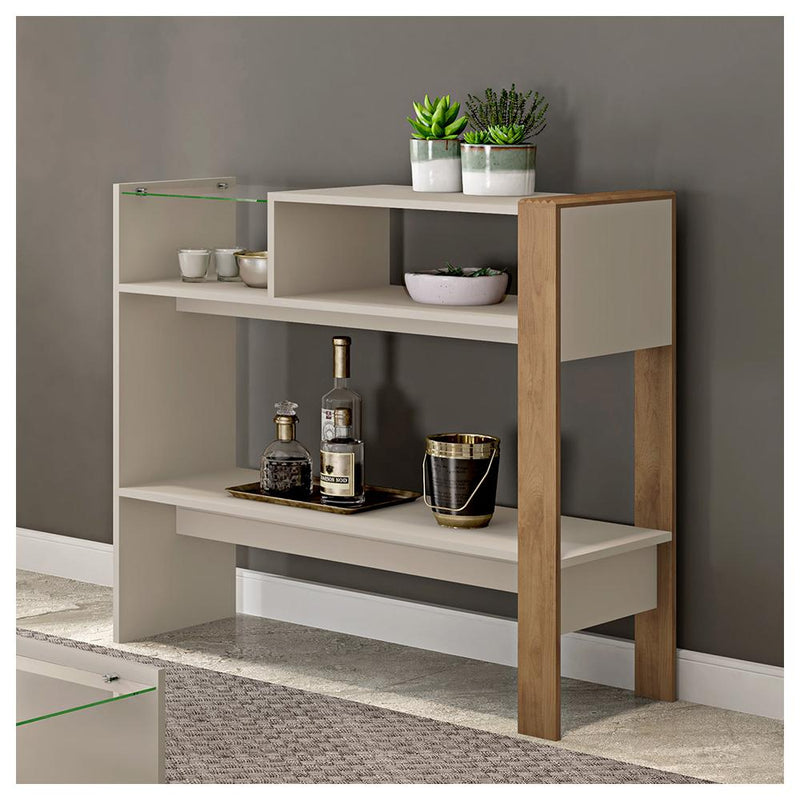 Conjunto Sala Kit Rack Painel Mesa Aparador Renda Caemmun