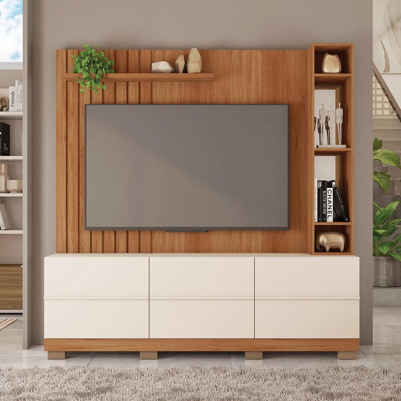 Estante Home Para TV até 70 Polegadas Marrom Space Caemmun